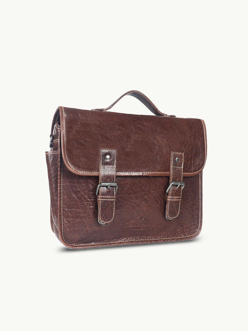 scippis messenger bag tourer – grote reistas van leer met veel opbergruimt