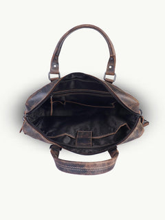 scippis messenger bag ludwig – klassieke leren schoudertas met brede klep