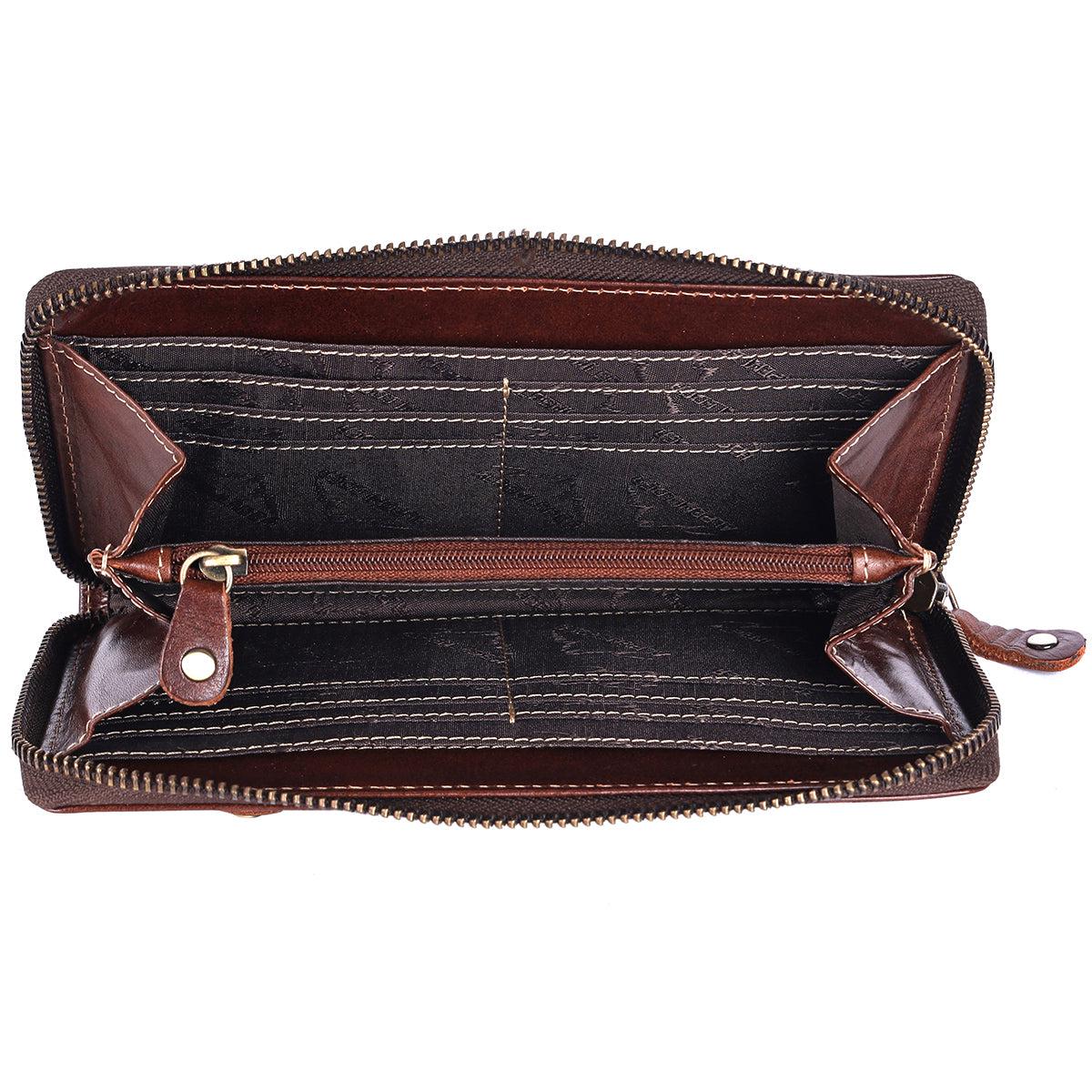 scippis wallet gspusi – compacte portemonnee van leer met vintage look