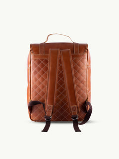 scippis bozen rugzak – compacte canvas rugtas met leren accenten