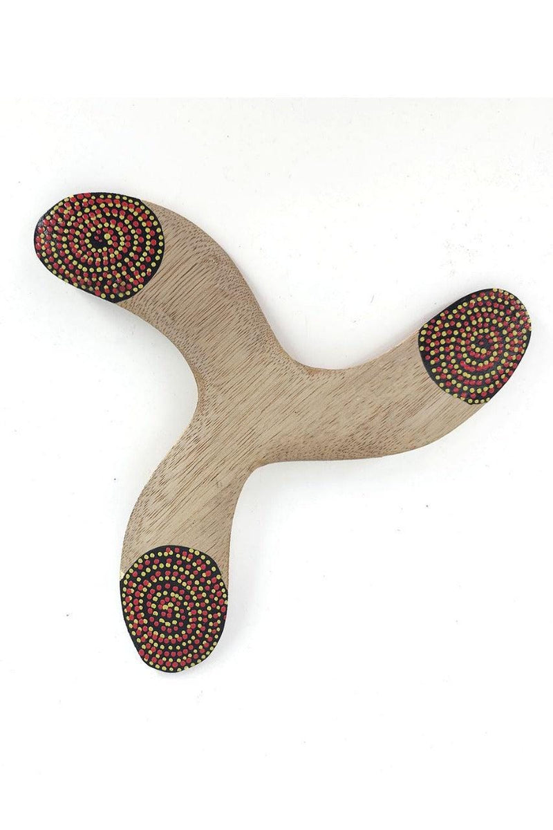 Boemerang Adventure Rood – Driebladig Ontwerp voor Beginners (22 cm)