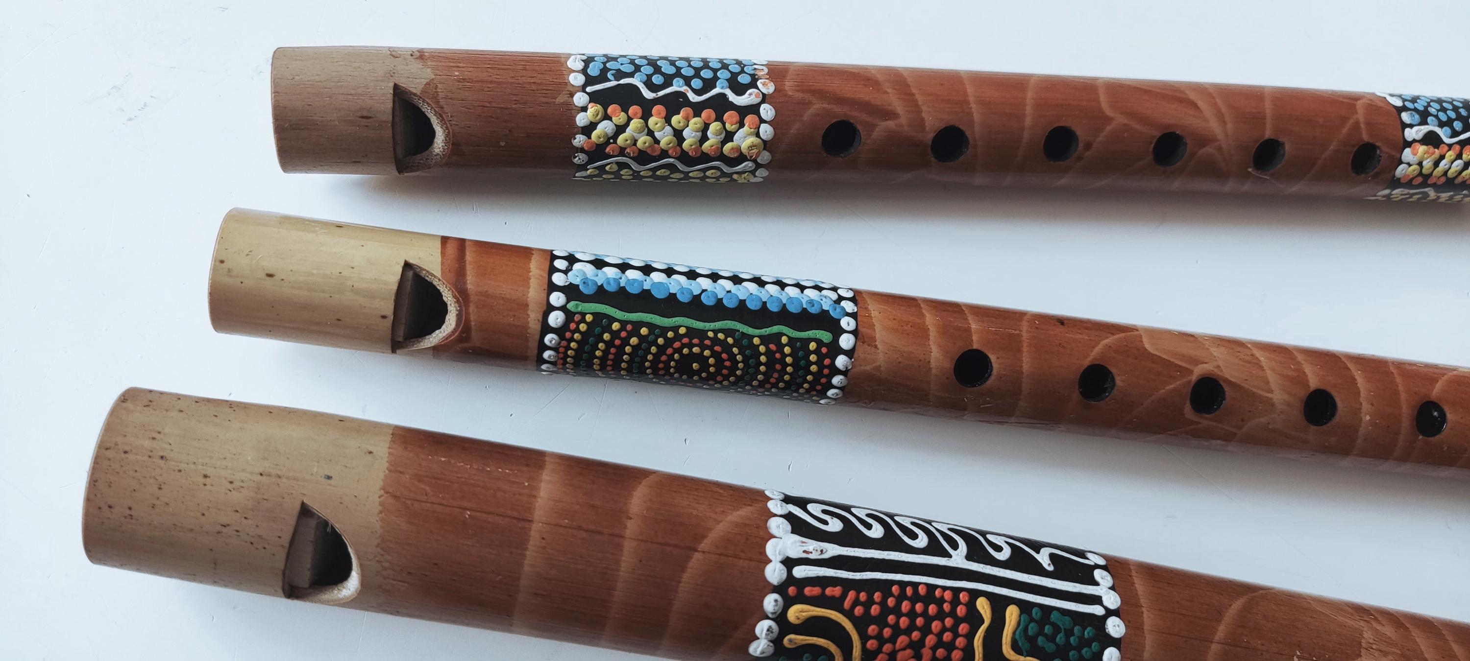 Bali Fluit Set – 3 verschillende Maten voor Variatie in Klank en Toonhoogte