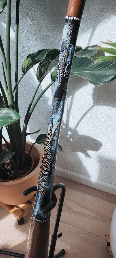 Didgeridoo Baked Wood 150cm – Warme, krachtige Klank en Lichtgewicht