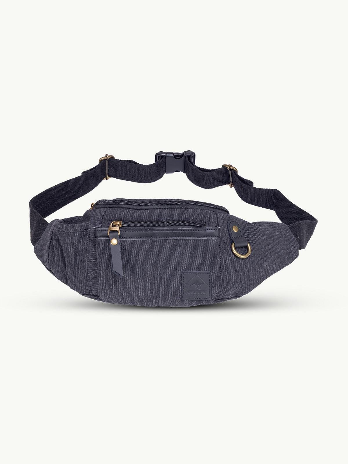scippis down under belt bag – heuptas van buffelleer voor reizen & festivals
