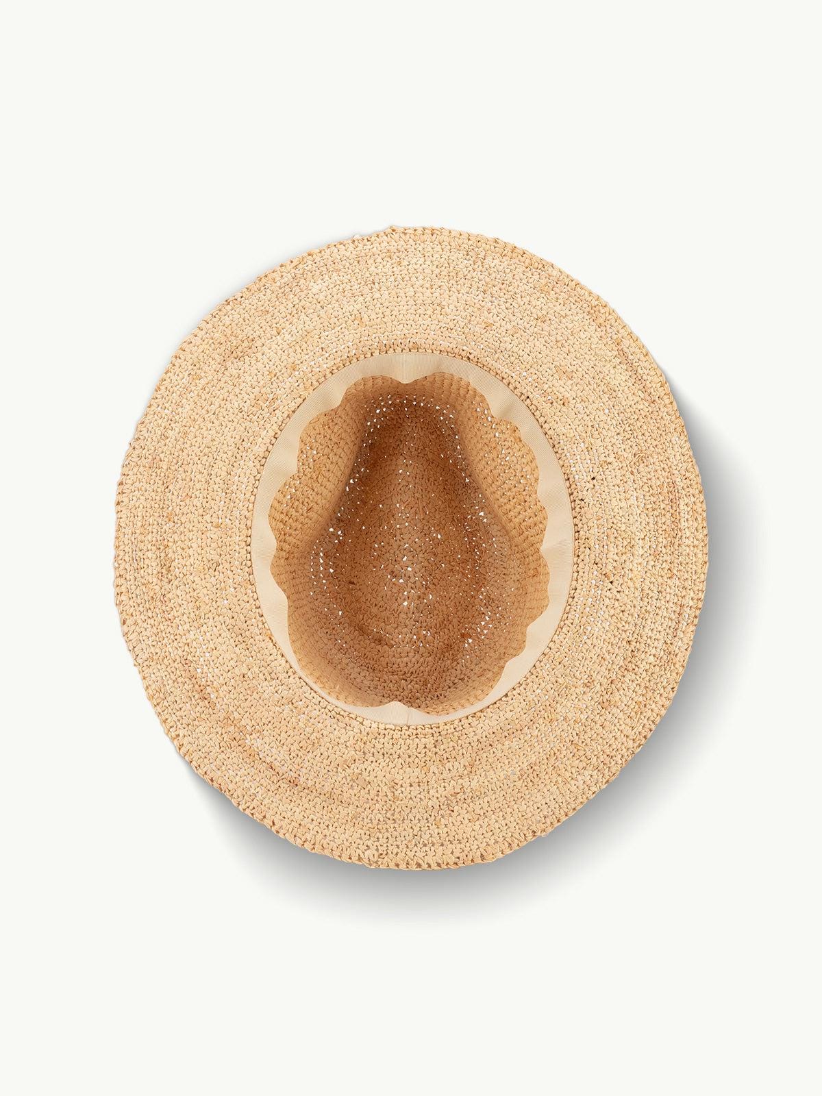 torbay hoed – lichtgewicht raffia zomerhoed