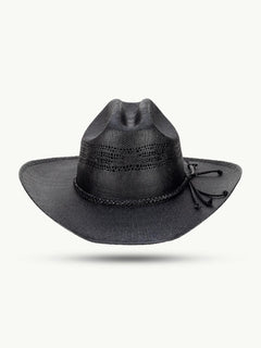 gunlock hoed – zwarte westernhoed voor avonturiers