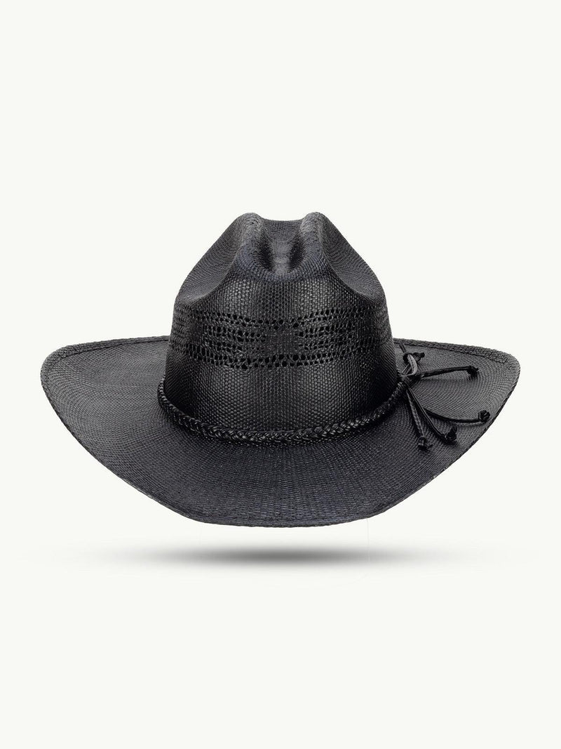 gunlock hoed – zwarte westernhoed voor avonturiers