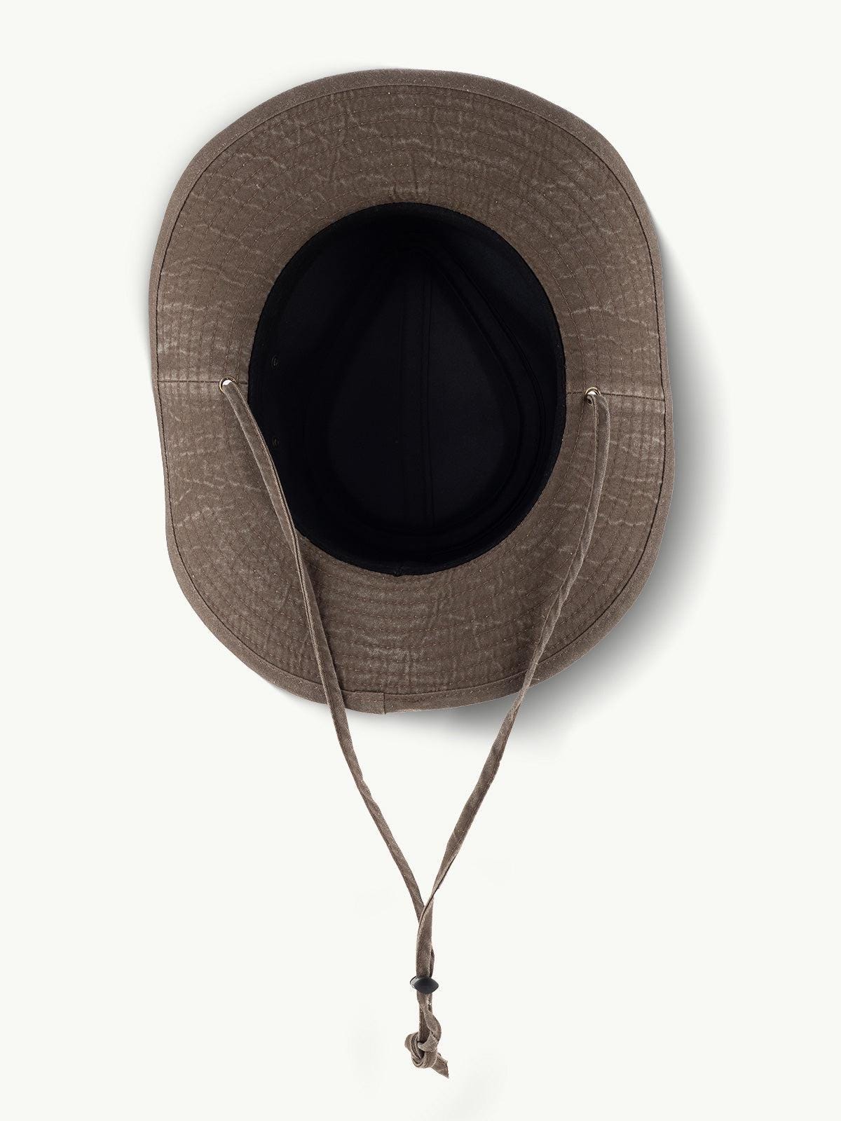 barmah jackson leren hoed – australische hoed voor outdoorliefhebbers