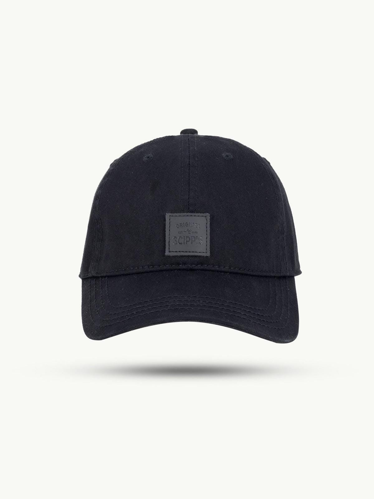 scippis kalbarri cap – klassieke zwarte pet van 100% katoen – comfortabel en veelzijdig