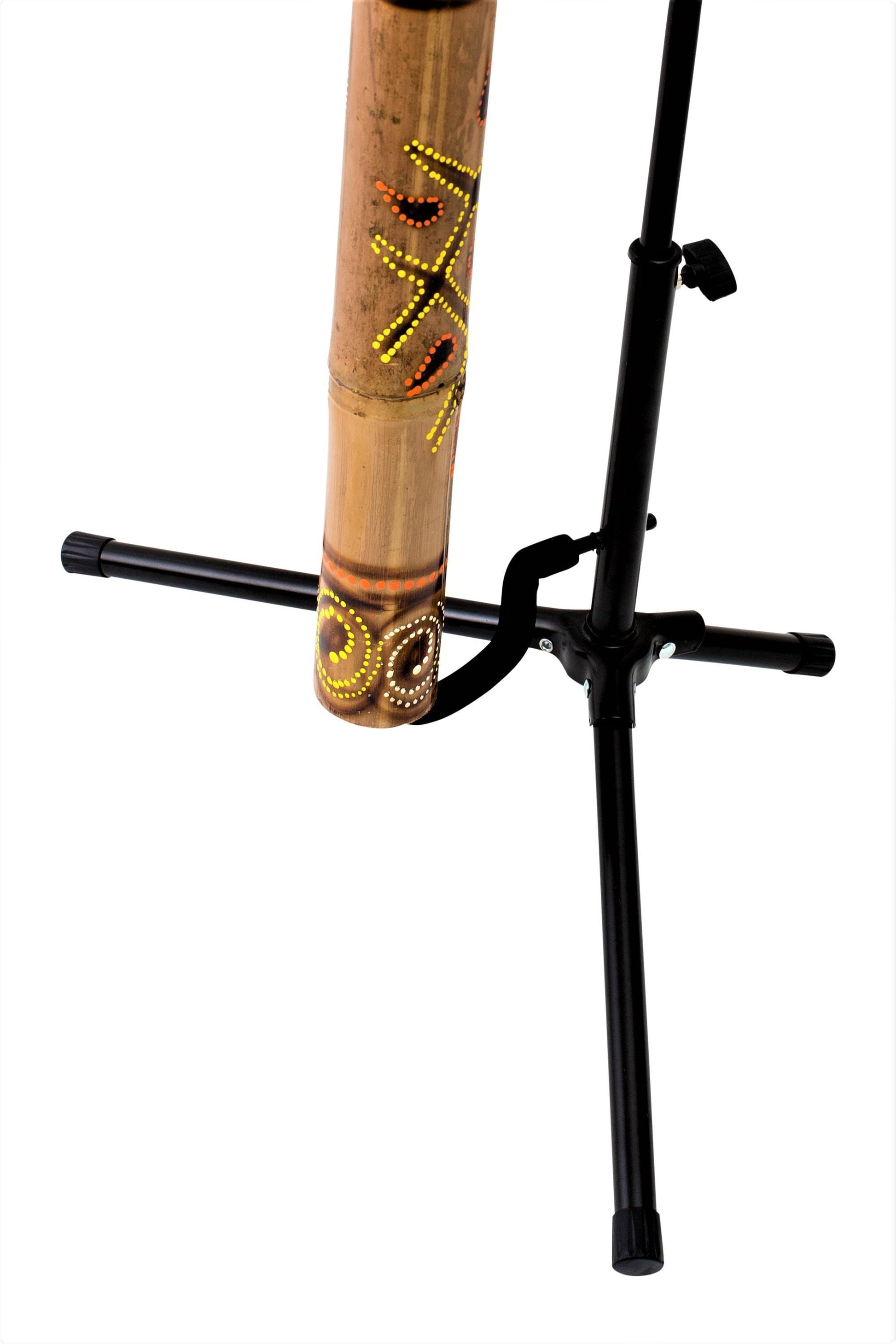 didgeridoo mahonie pro-series 147cm inclusief ikat bag, online cursus, bijenwas, beschermcover mondstuk, didgeridoostand