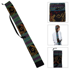 didgeridoo mahonie pro-series 147cm inclusief ikat bag, online cursus, beschermcover mondstuk
