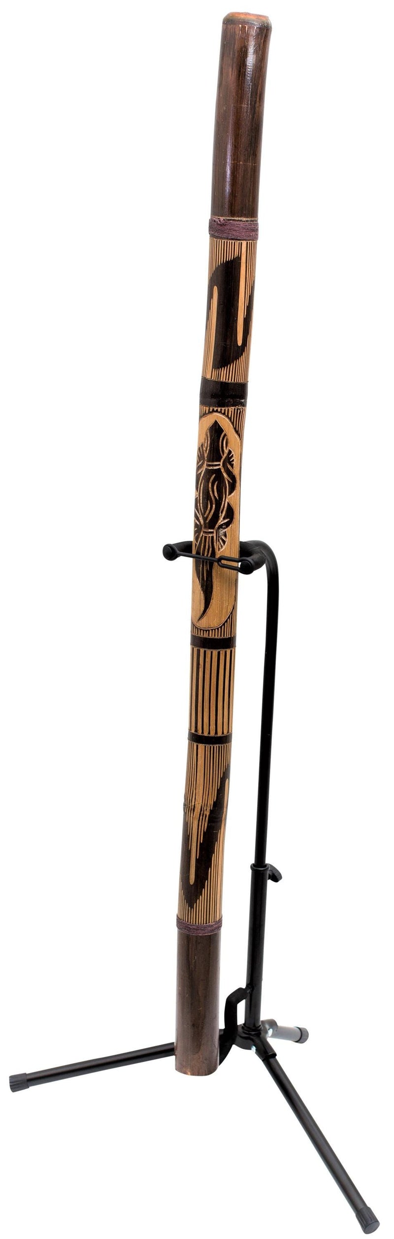 australian treasures bamboe didgeridoo inclusief bijpassende didgeridoostandaard