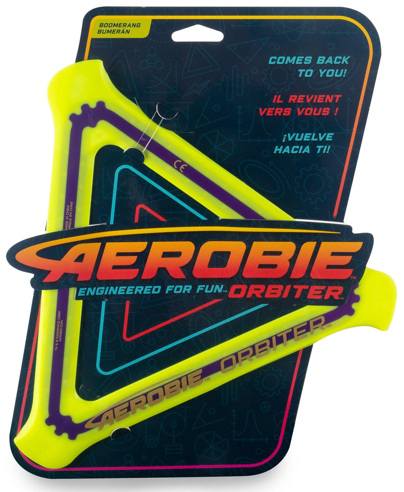 Aerobie Orbiter Boomerang – Flies back, easily catchable