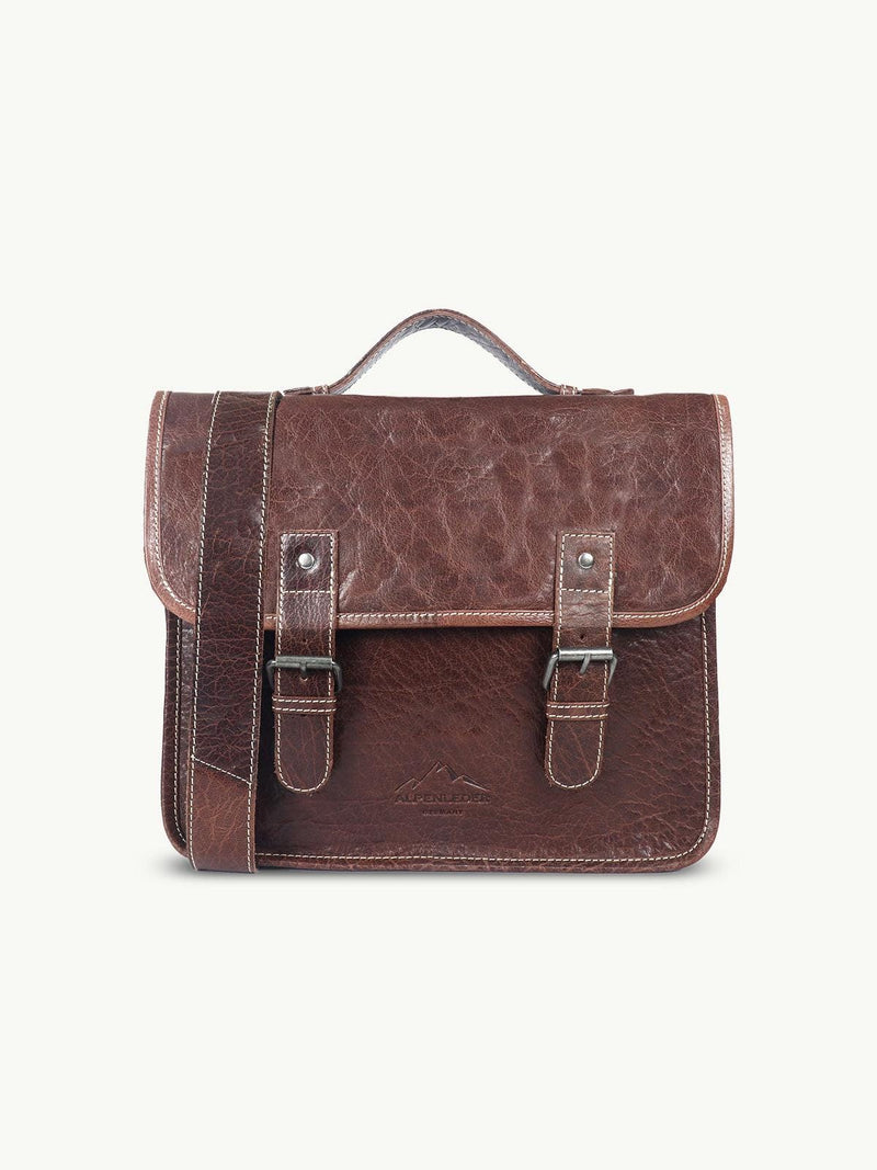 scippis messenger bag tourer – grote reistas van leer met veel opbergruimt