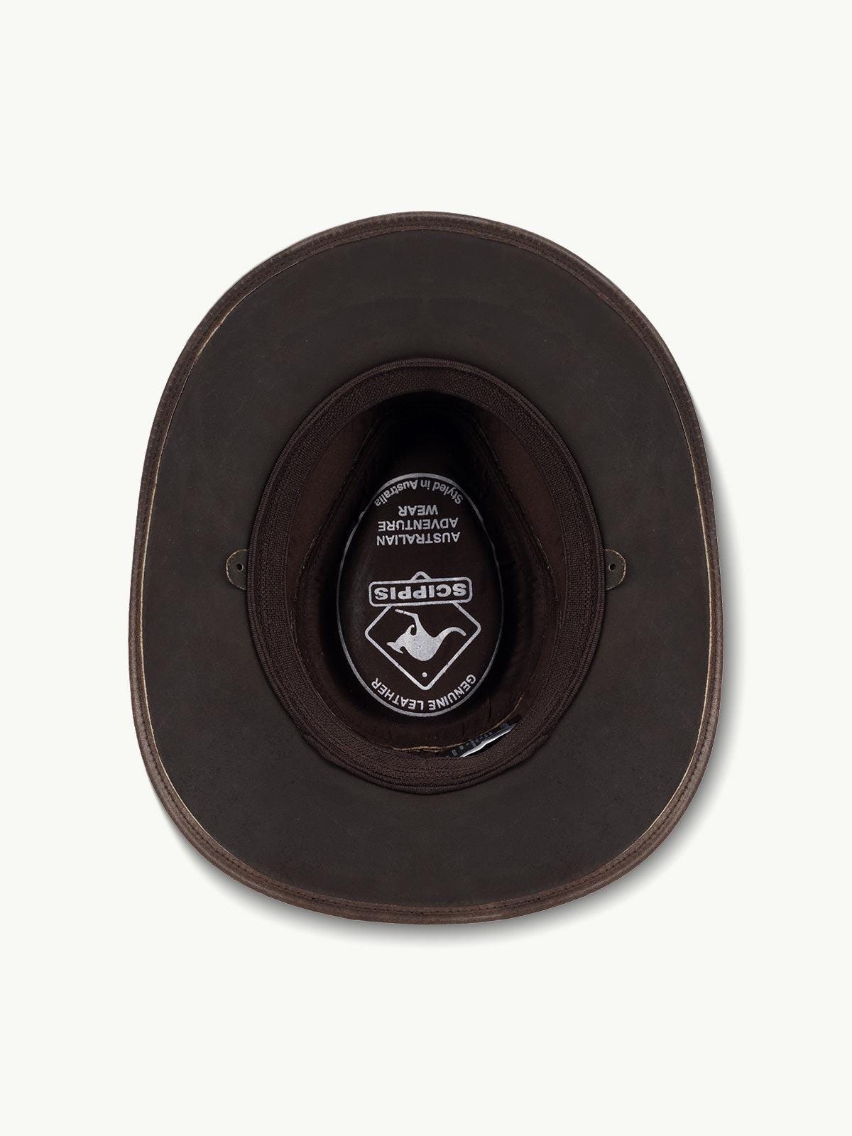 scippis hoed – fitzroy – leren hoed met klassieke uitstraling – duurzaam & comfortabel voor dagelijks gebruik