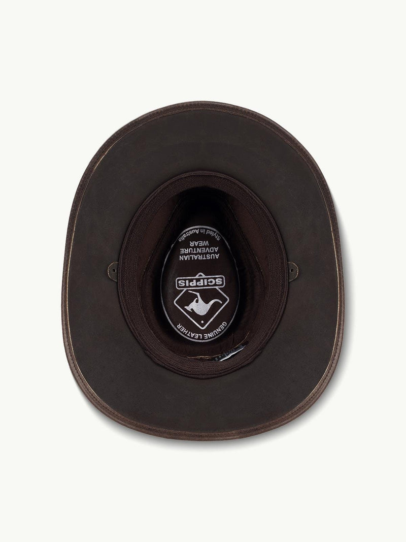 scippis hoed – fitzroy – leren hoed met klassieke uitstraling – duurzaam & comfortabel voor dagelijks gebruik