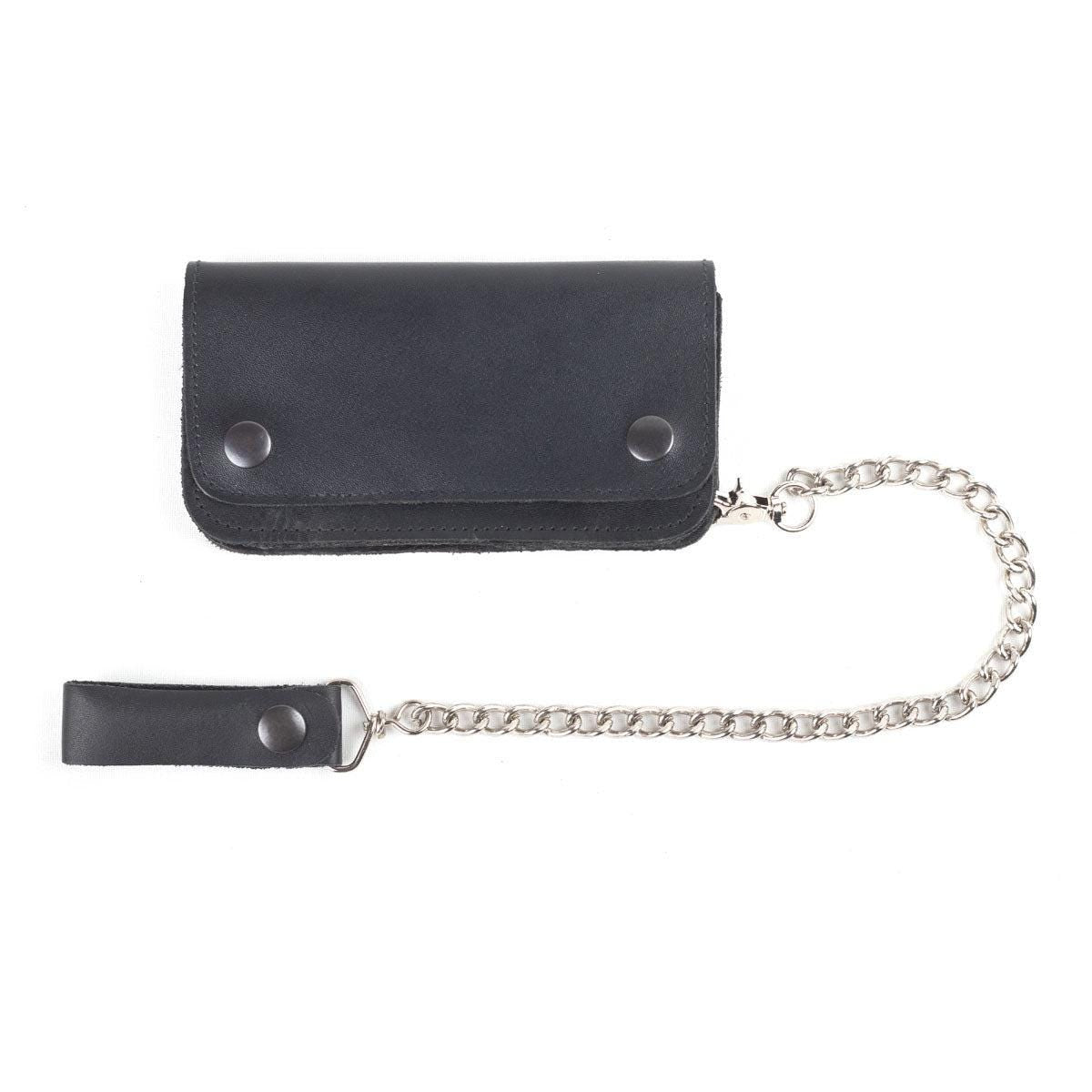 scippis portemonnee – wearwell wallet – leren bikerportemonnee met ketting – robuust & comfortabel