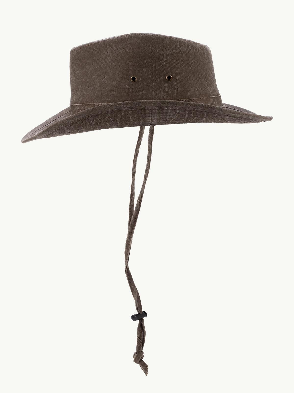 barmah jackson leren hoed – australische hoed voor outdoorliefhebbers