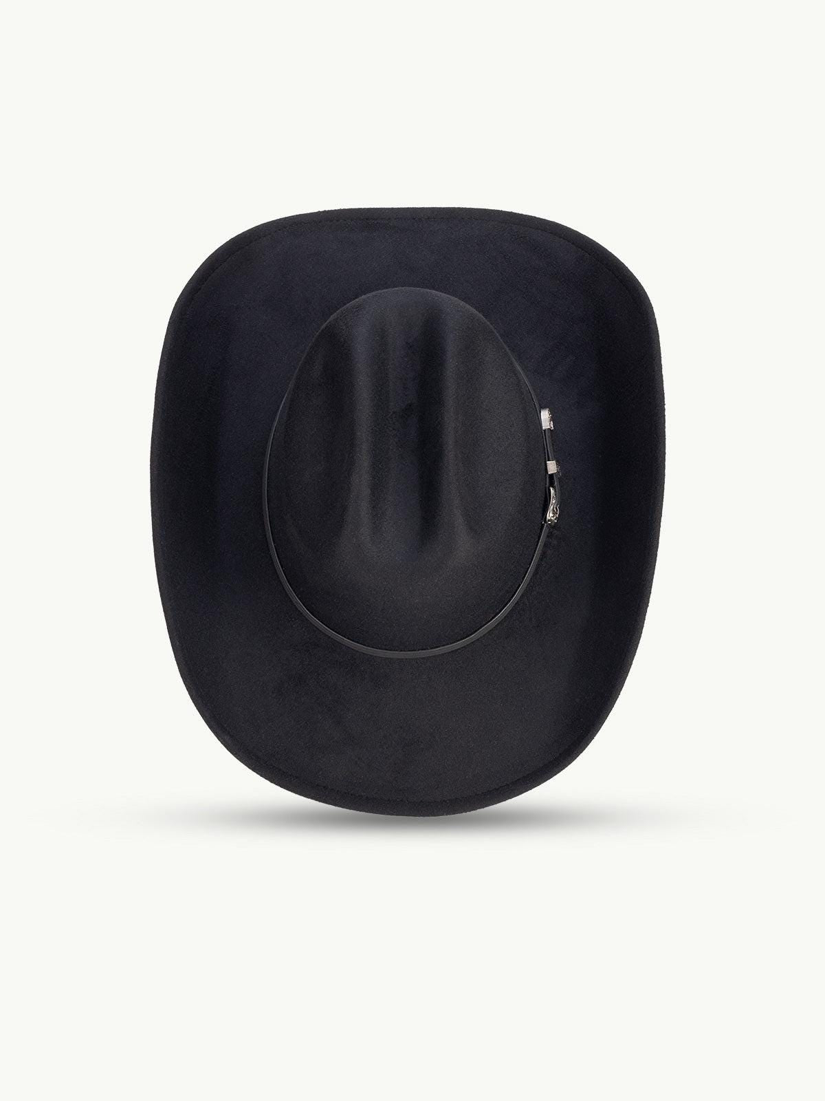 scippis bodie hoed – aanpasbare westernhoed met lederen hoedenband en western gespen