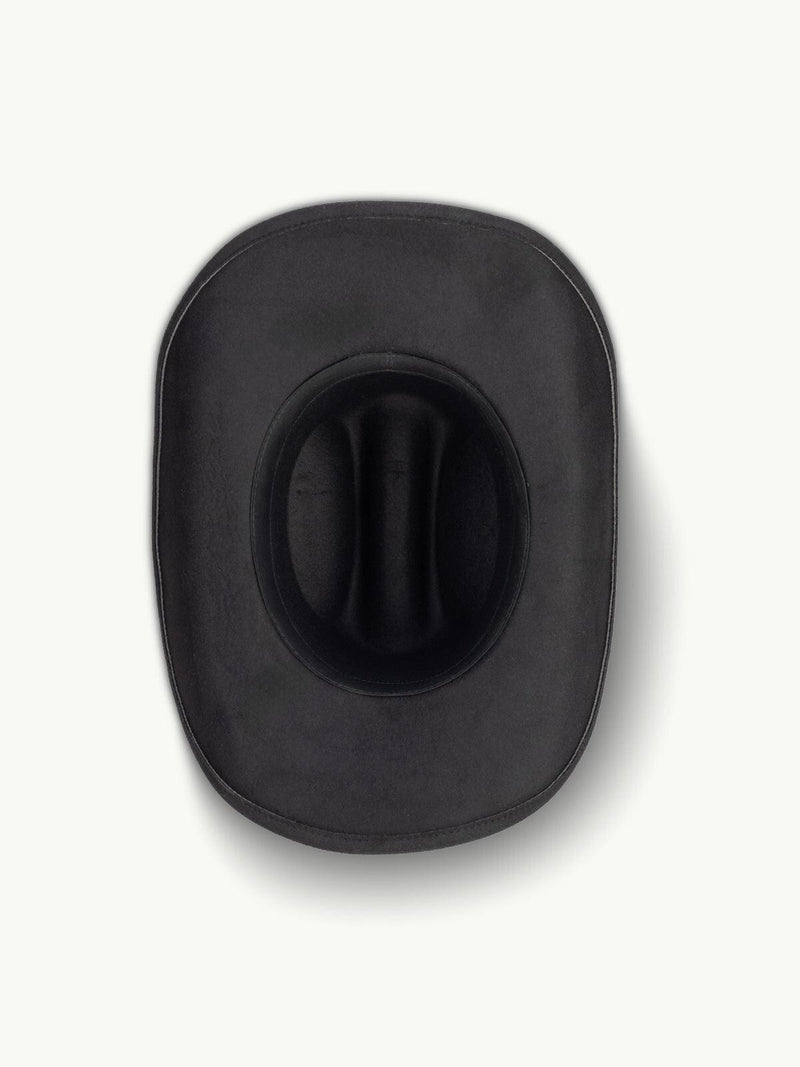 scippis bodie hoed – aanpasbare westernhoed met lederen hoedenband en western gespen