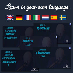 bamboe didgeridoo pro inclusief ikat bag - onlinelessen – didgeridoo bijenwas - didgeridoostandaard