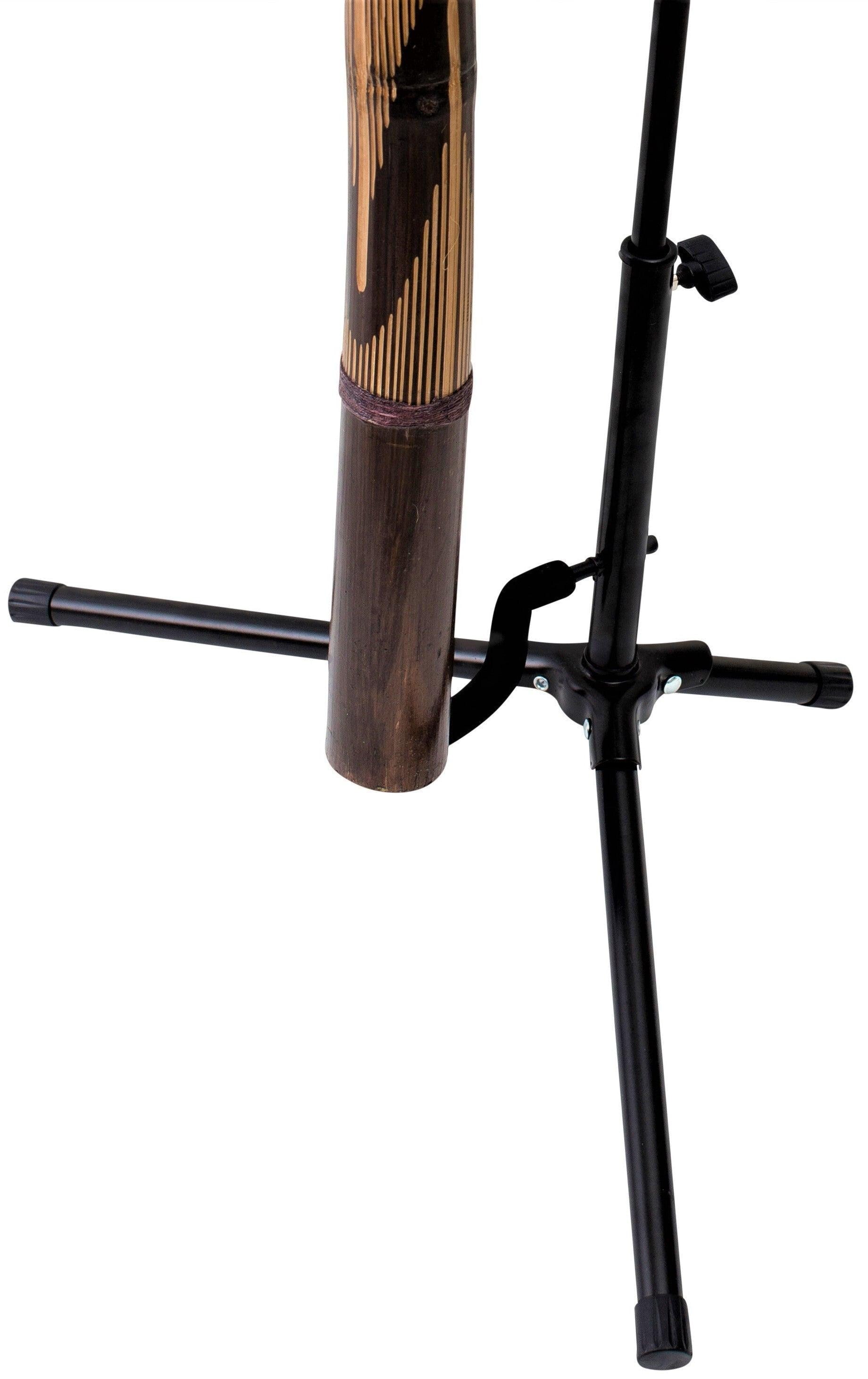 australian treasures bamboe didgeridoo inclusief bijpassende didgeridoostandaard